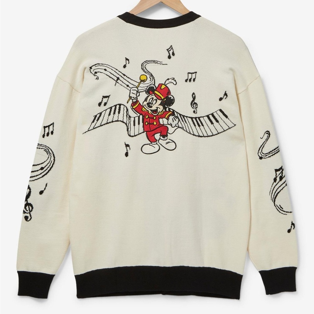Disney 100 Musical Characters Cardigan Sx XL BoxLunch Exclusive V-neck Button Up - Picture 7 of 17
